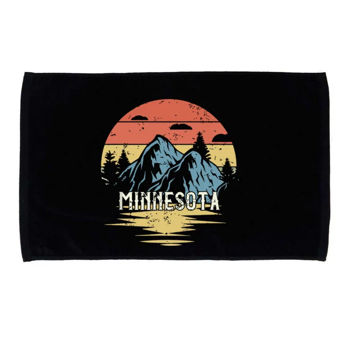 Minnesota Retro Vintage Microfiber Hand Towel