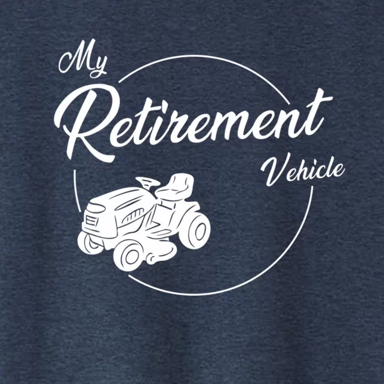 My Retirement Vehicle - Retired Mower Women's Crop Top Tee