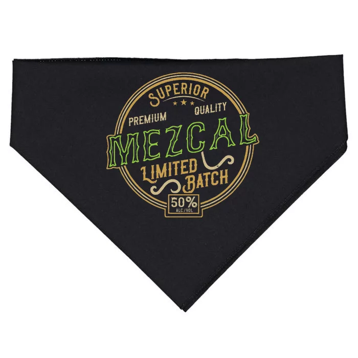 Mezcal Retro Vintage Agave Spirits Liquor Mexico USA-Made Doggie Bandana