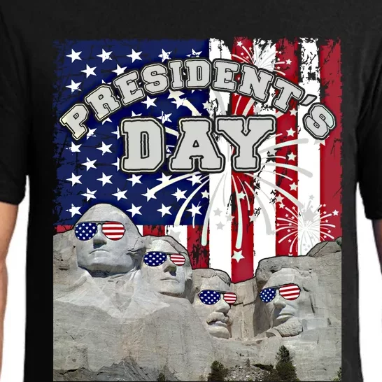 Mount Rushmore Washington's Birthday Happy President's Day Cool Gift Pajama Set