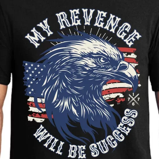 My Revenge Will Be Success Vote Trump 2024 47th Us President Gift Pajama Set