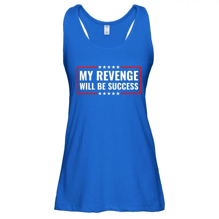 My Revenge Will Be Success Ladies Essential Flowy Tank