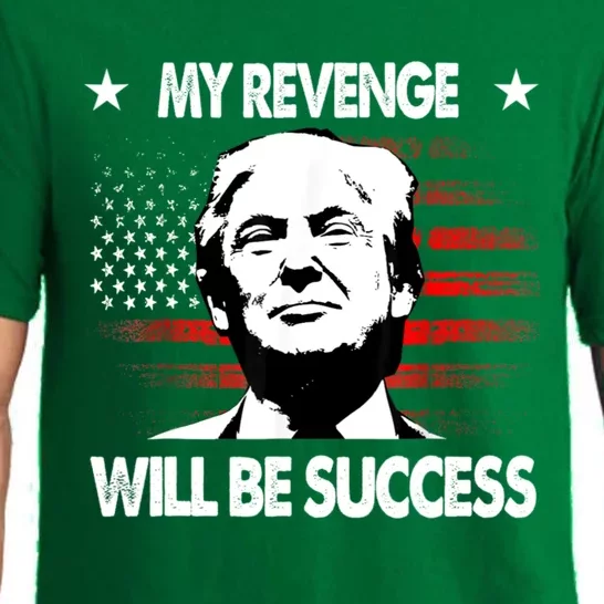 My Revenge Will Be Success Trump American Flag Pajama Set