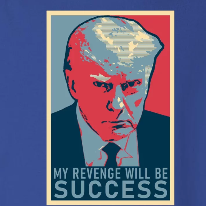 My Revenge Will Be Success Donald Trump Mug Shot 2024 Supporter Gift Toddler Long Sleeve Shirt