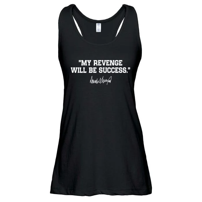 My Revenge Will Be Success Ladies Essential Flowy Tank