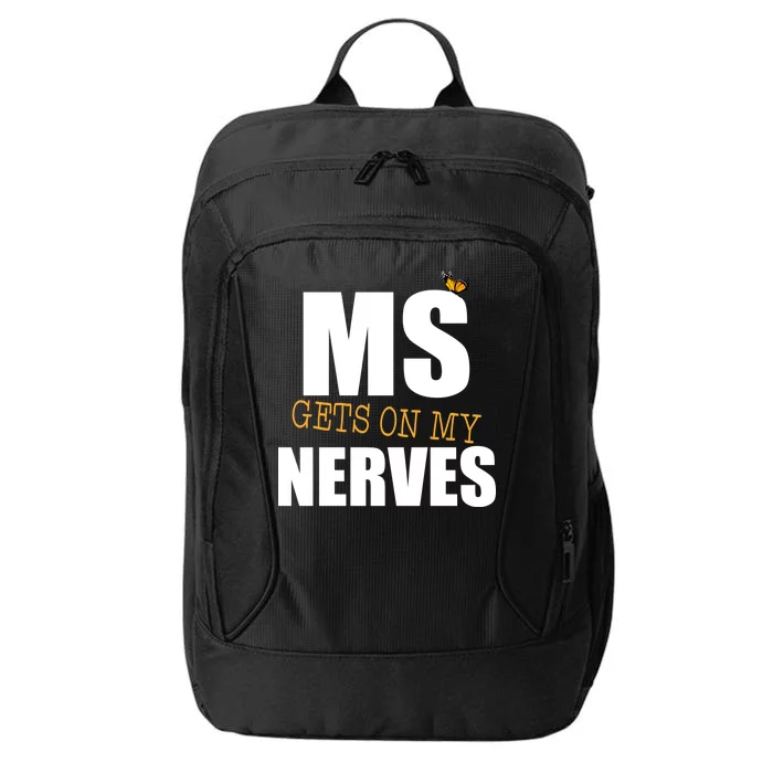 MS Gets On My Nerves Multiple Sclerosis City Backpack