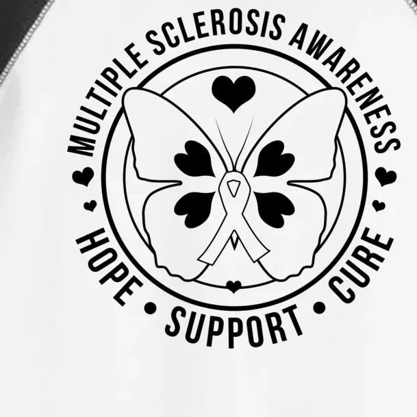 MS Multiple Sclerosis Awareness Hope Support Cure Toddler Fine Jersey T-Shirt