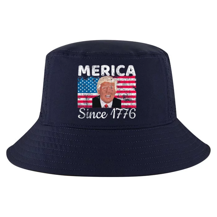 Merica Since 1776 4th Of July Trump Party Gift Funny Gift Funny Gift Cool Comfort Performance Bucket Hat