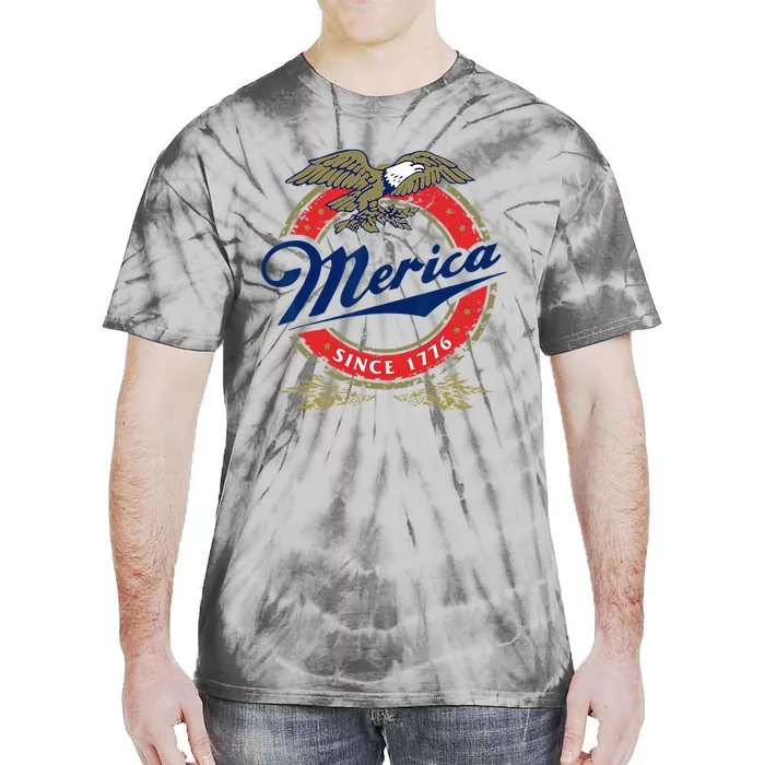 Merica Since 1776 Funny 4th Of July Merica Since 1776 Tie-Dye T-Shirt