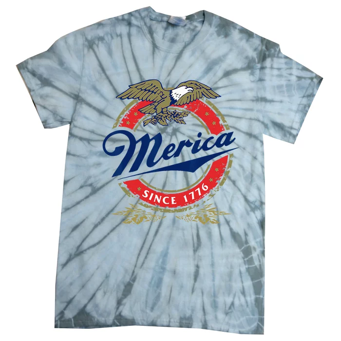 Merica Since 1776 Funny 4th Of July Merica Since 1776 Tie-Dye T-Shirt