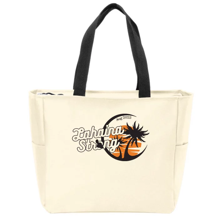 Maui Strong 100% Of Profits For Relief Efforts Maui Support Zip Tote Bag