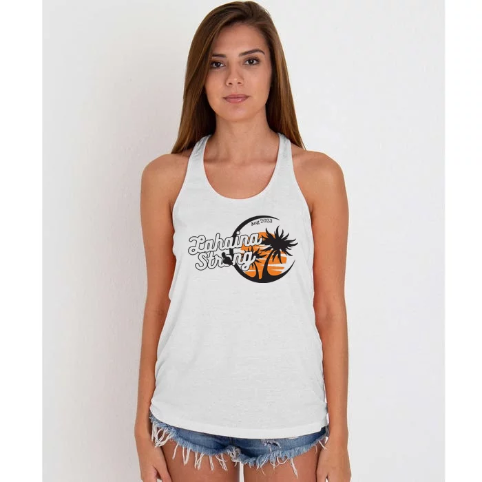 Maui Strong 100% Of Profits For Relief Efforts Maui Support Women's Knotted Racerback Tank