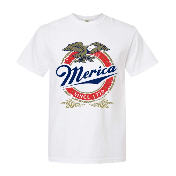 Merica Since 1776 Funny 4th Of July Merica Garment-Dyed Heavyweight T-Shirt