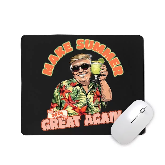 Make Summer 2024 Great Again Donald Trump Vacation Mousepad