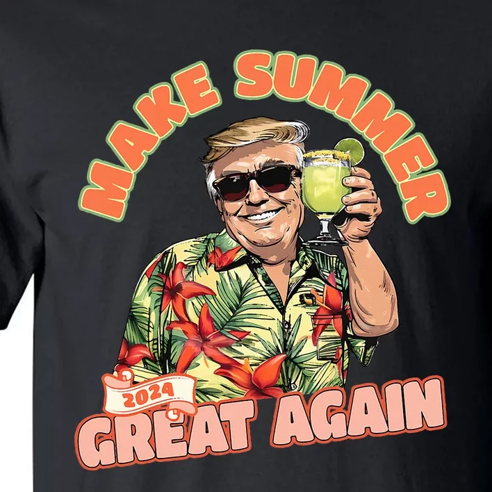 Make Summer 2024 Great Again Donald Trump Vacation Tall T-Shirt