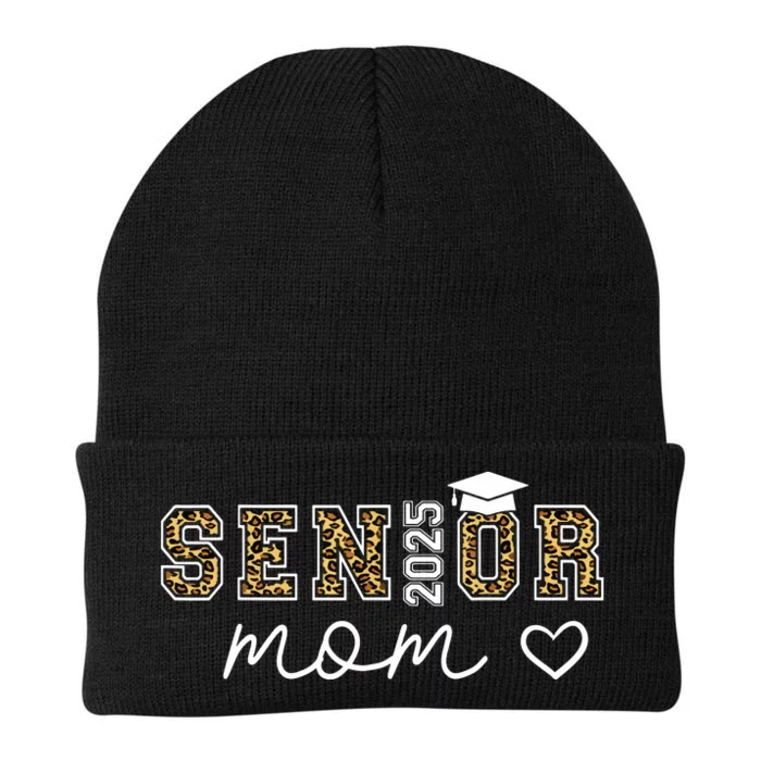 Mom Senior 2025 Proud Mom Of A Class Of 2025 Graduate Knit Cap Winter Beanie