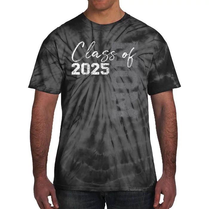 Mom Senior 2025 Proud Mom Of A Class Of 2025 Graduate Mother Tie-Dye T-Shirt