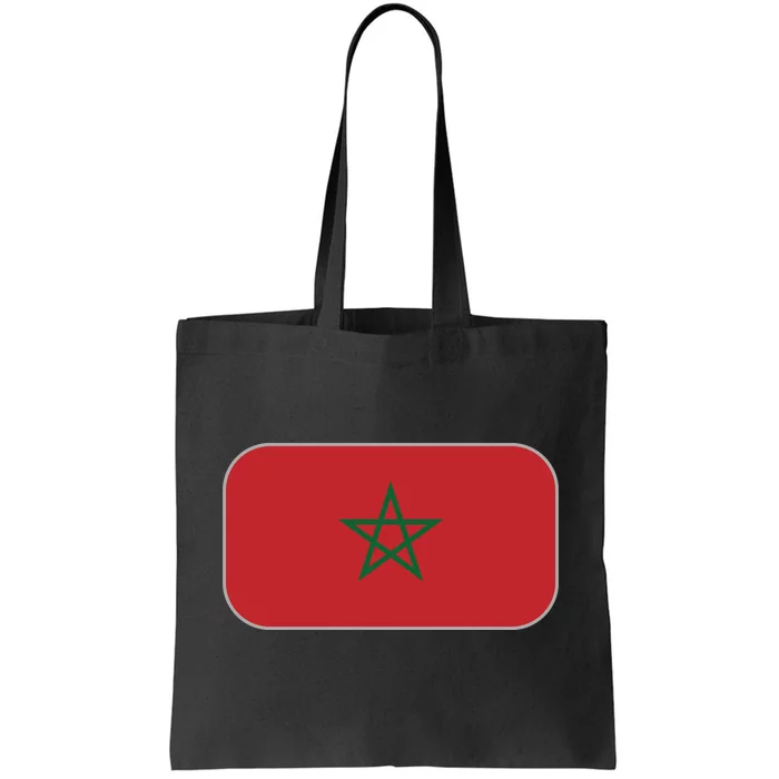 Morocco Soccer Moroccan Flag Tote Bag