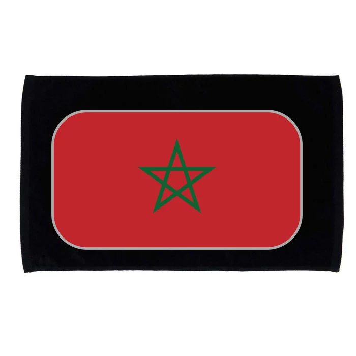 Morocco Soccer Moroccan Flag Microfiber Hand Towel