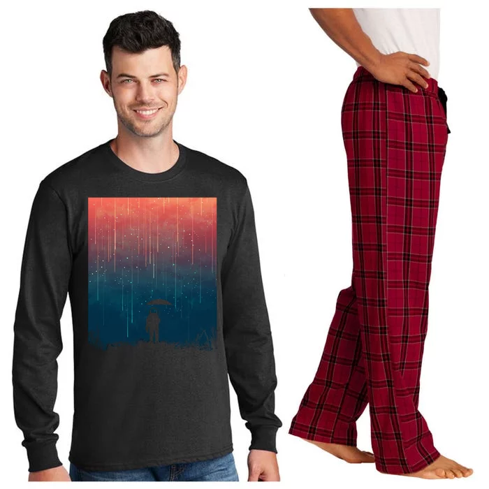 Meteor Shower Long Sleeve Pajama Set