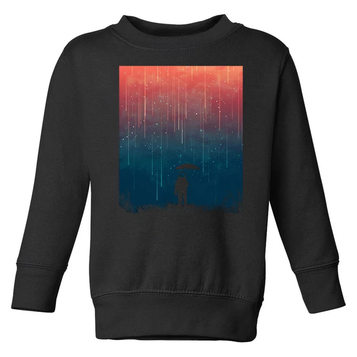 Meteor Shower Toddler Sweatshirt