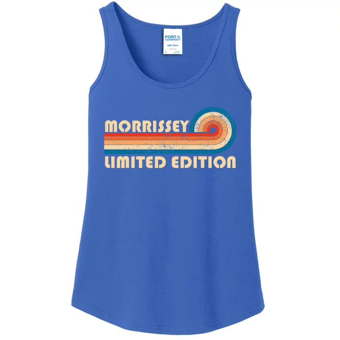 Morrissey Surname 80s 90s Birthday Ladies Essential Tank