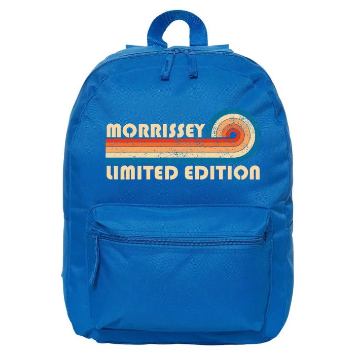 Morrissey Surname 80s 90s Birthday 16 in Basic Backpack