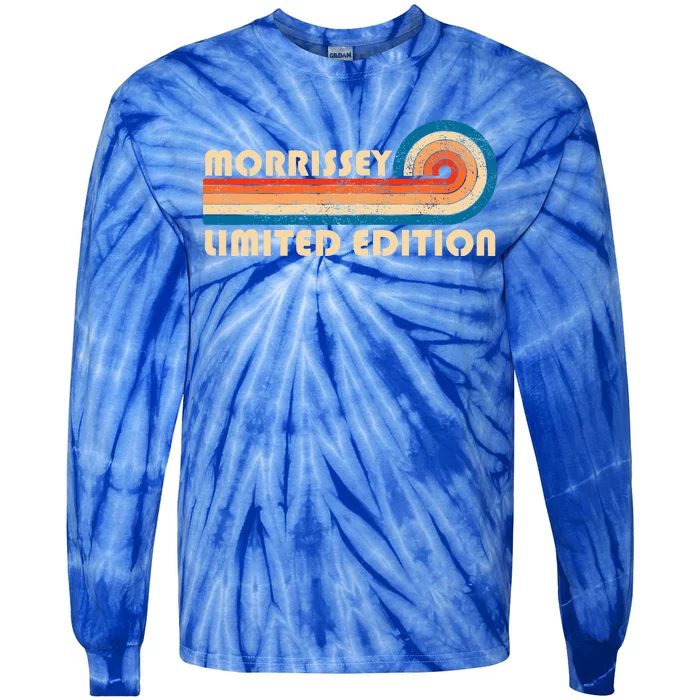 Morrissey Surname 80s 90s Birthday Tie-Dye Long Sleeve Shirt