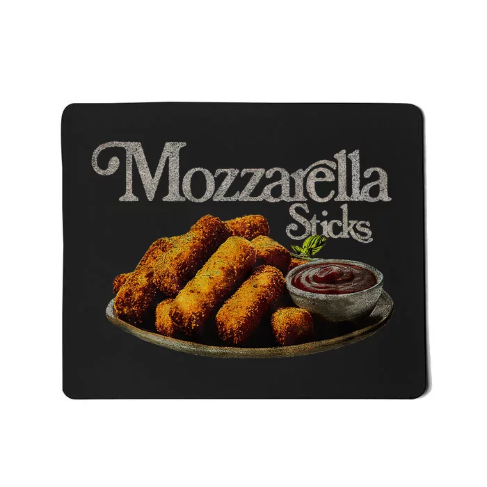 Mozzarella Sticks 90S  Mozzarella Stick Lover Bread Mousepad