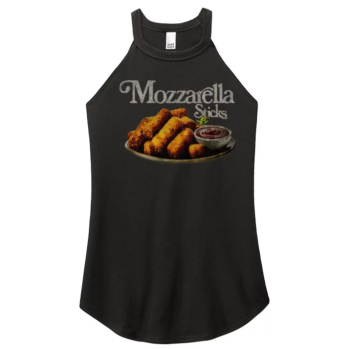 Mozzarella Sticks 90S  Mozzarella Stick Lover Bread Women’s Perfect Tri Rocker Tank