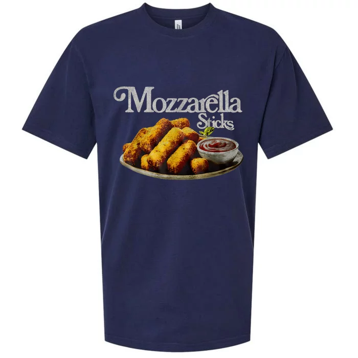 Mozzarella Sticks 90S Mozzarella Stick Lover Bread Sueded Cloud Jersey T-Shirt