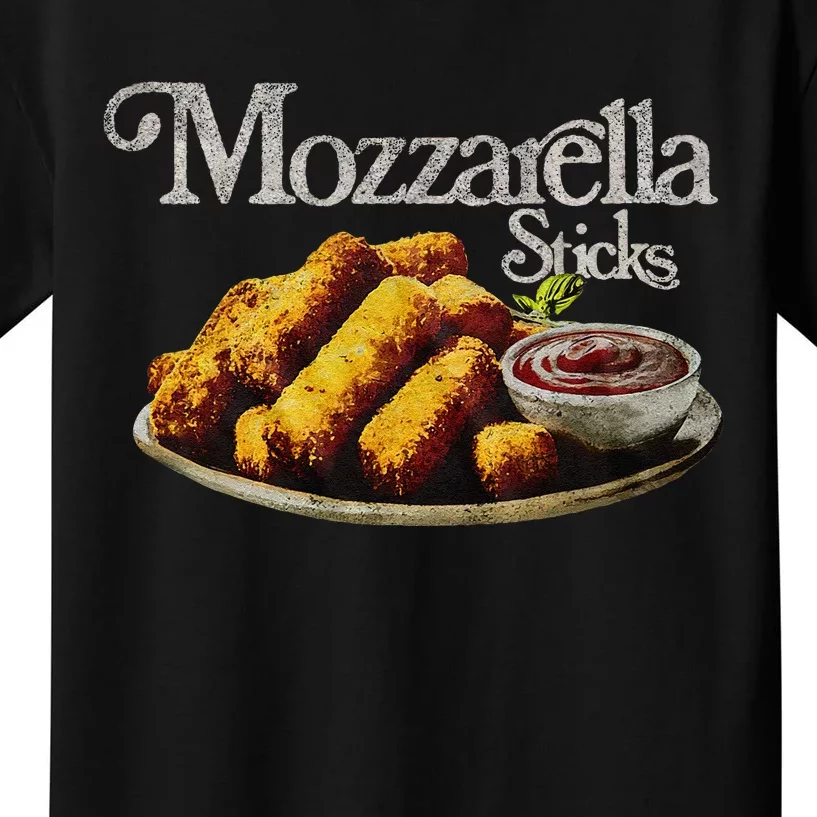 Mozzarella Sticks 90S Mozzarella Stick Lover Bread Kids T-Shirt