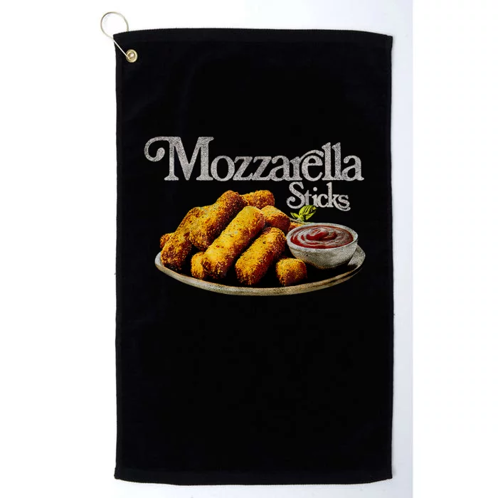 Mozzarella Sticks 90s Mozzarella Stick Lover Bread Platinum Collection Golf Towel