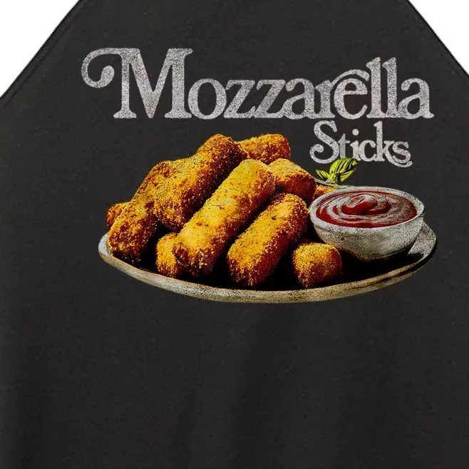 Mozzarella Sticks 90s Mozzarella Stick Lover Bread Women’s Perfect Tri Rocker Tank