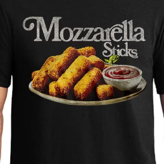 Mozzarella Sticks 90s Mozzarella Stick Lover Bread Pajama Set