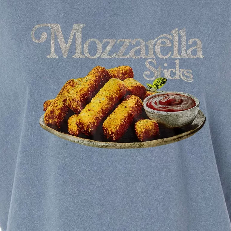 Mozzarella Sticks 90s Mozzarella Stick Lover Bread Garment-Dyed Women's Muscle Tee