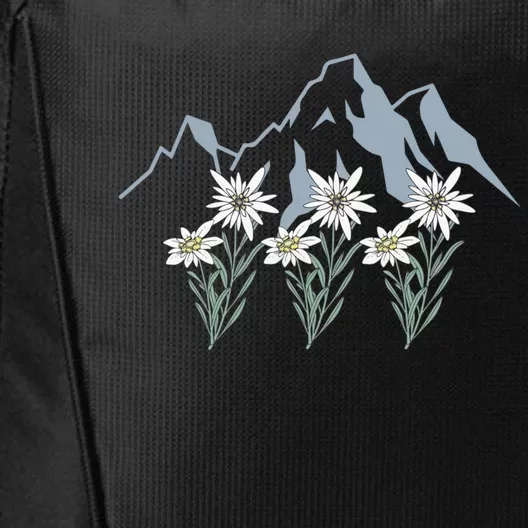 Mountains Switzerland Alps Edelweiss Basket Alpine Flower Gift City Backpack