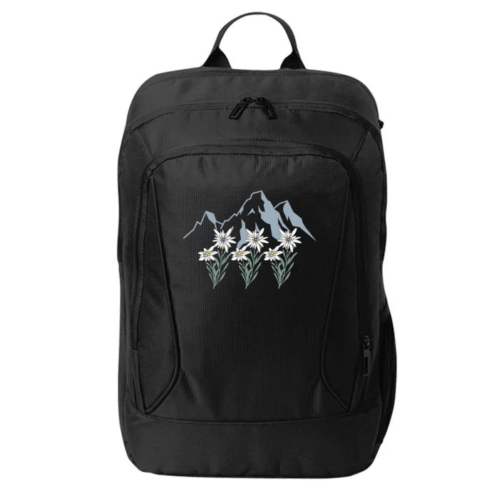 Mountains Switzerland Alps Edelweiss Basket Alpine Flower Gift City Backpack