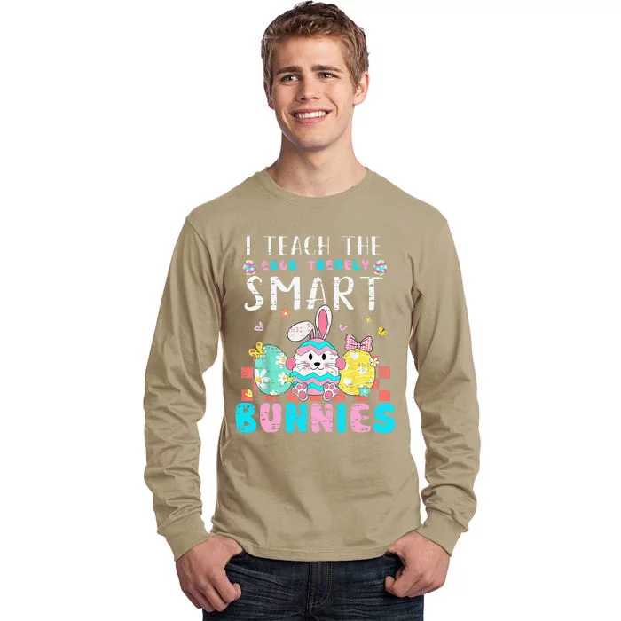 My Students Are Eggstremely Smart Cute Easter Day Teacher Tall Long Sleeve T-Shirt