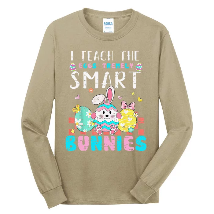 My Students Are Eggstremely Smart Cute Easter Day Teacher Tall Long Sleeve T-Shirt