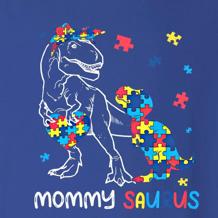 Mommy Saurus Autism Awareness Autistic Dinosaur Family Gift Toddler Long Sleeve Shirt