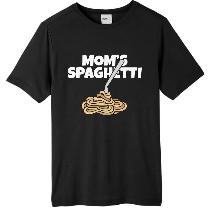 Moms Spaghetti And Meatballs Love Italian Food Gifts Foodies ChromaSoft Performance T-Shirt