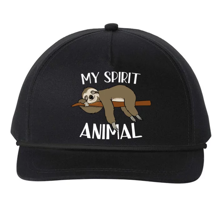 My Spirit Animal Is A Sloth Snapback Five-Panel Rope Hat