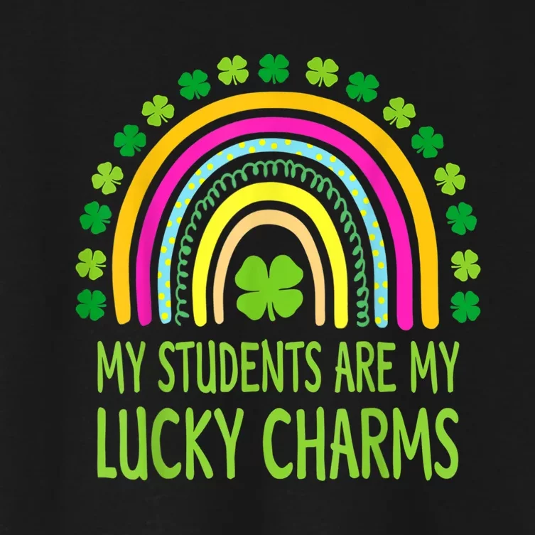 My Students Are My Teacher St Patricks Day Women's Crop Top Tee