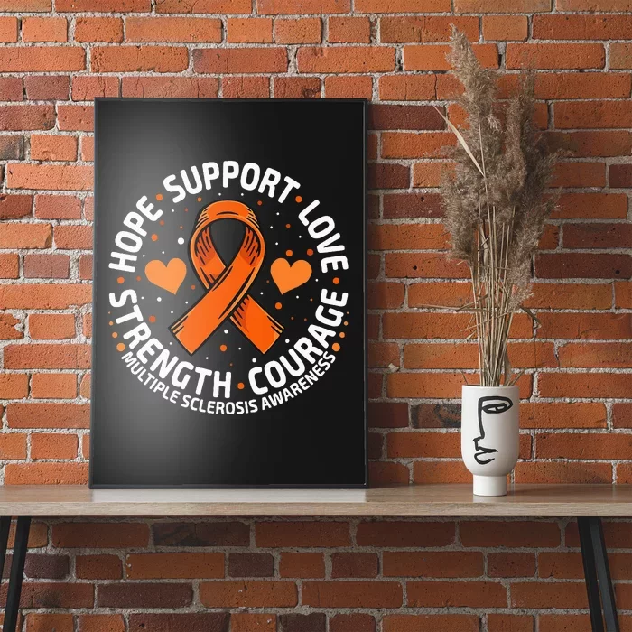 Multiple Sclerosis Awareness Family Support Ms Awareness Poster