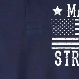 Maui Strong American Flag Softstyle Adult Sport Polo