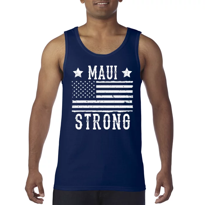 Maui Strong American Flag Tank Top