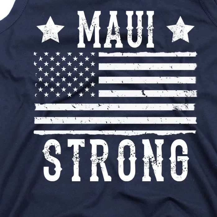 Maui Strong American Flag Tank Top