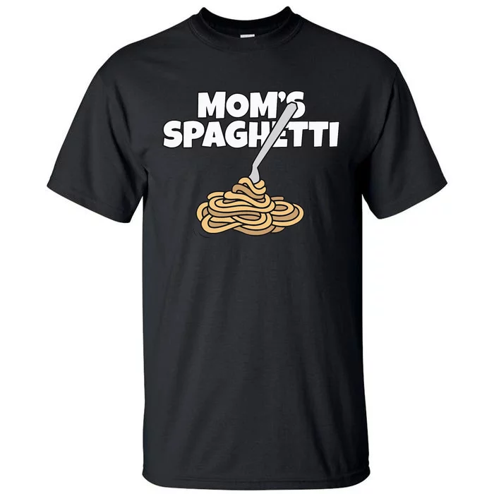 Moms Spaghetti And Meatballs Love Italian Food Gifts Foodies Tall T-Shirt