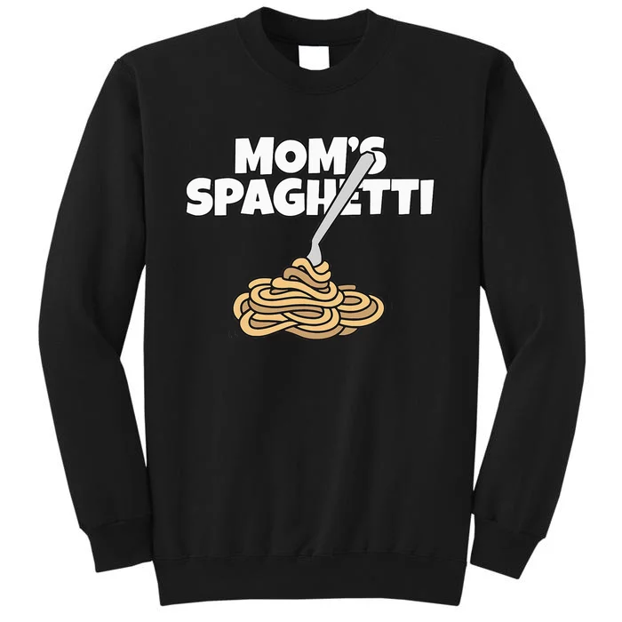 Moms Spaghetti And Meatballs Love Italian Food Gifts Foodies Tall Sweatshirt